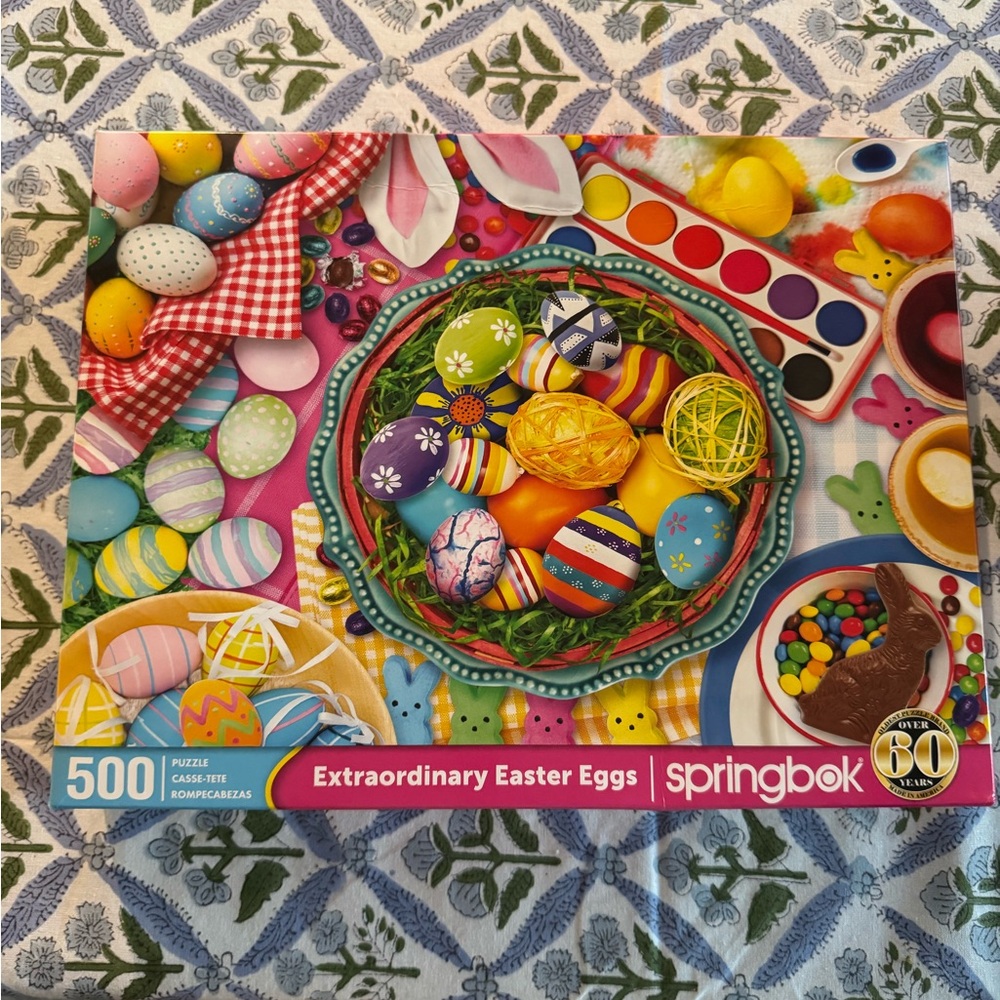 Springbok 500 piece Easter puzzle just completed and resellin